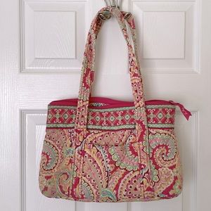 Vera Bradley pink paisley shoulder bag